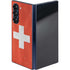 Switzerland Flag Distressed Galaxy Z Fold6 Skin